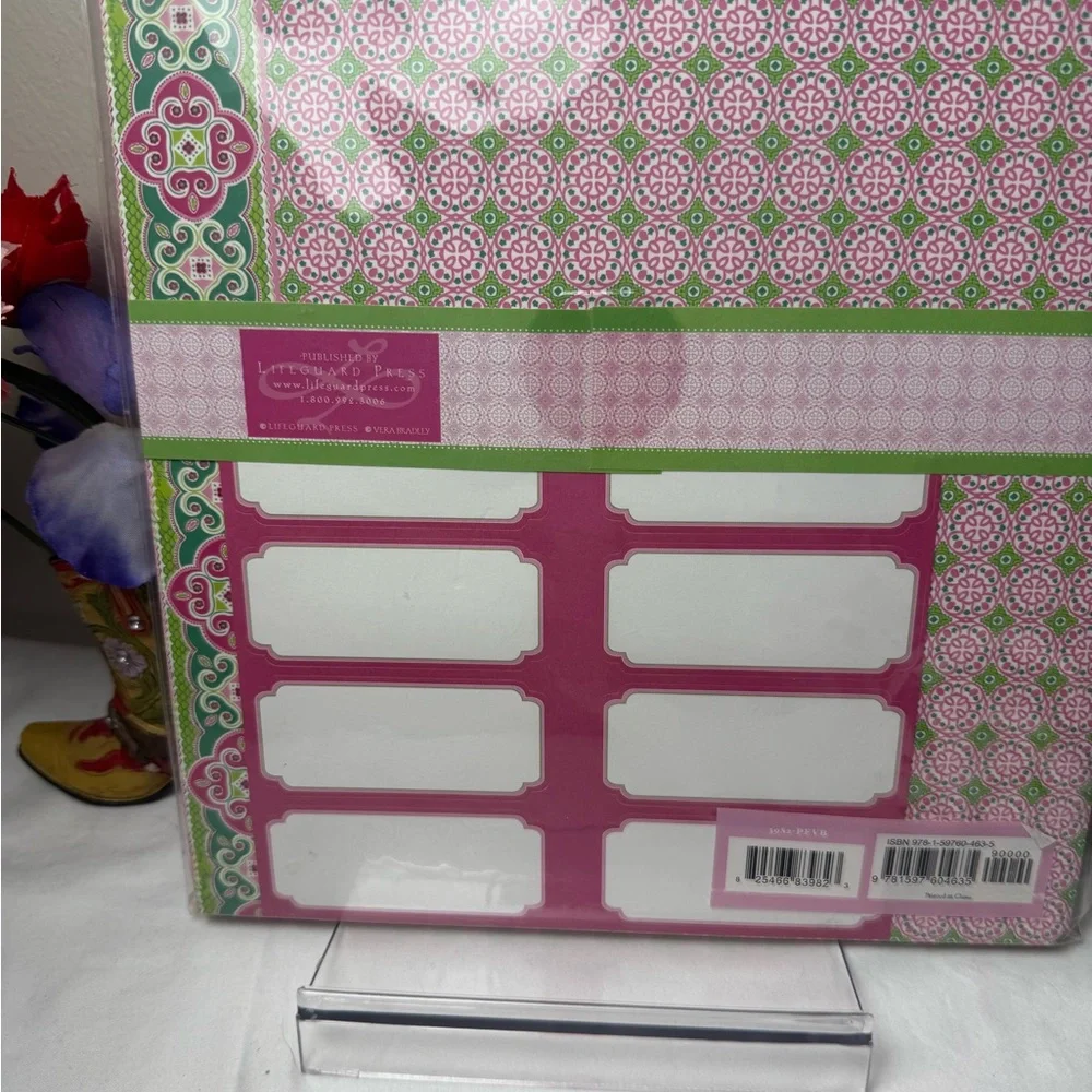 NWT Vera Bradley Pinwheel Pink Pocket Folders Retired Rare